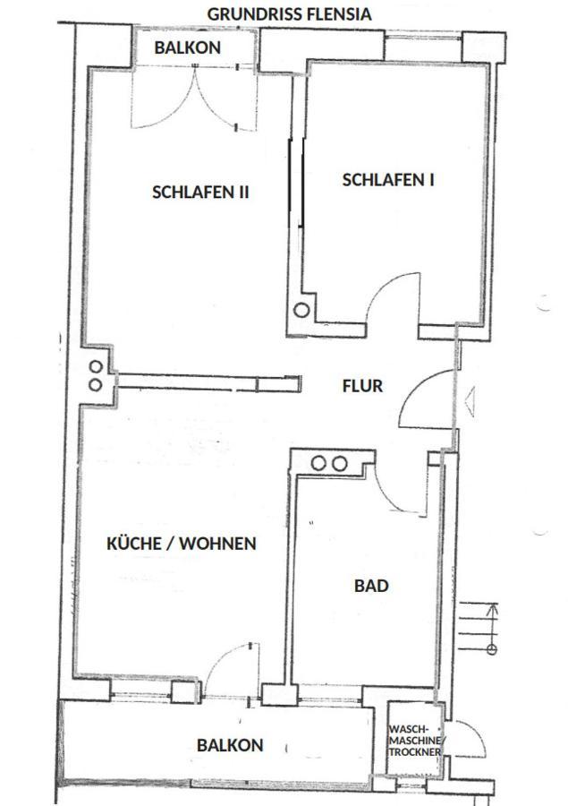 Fewo1846 - Flensia - Geschmackvoll Eingerichtete Wohnung Mit 2 Schlafzimmern Und Balkon Φλένσμπουργκ Εξωτερικό φωτογραφία